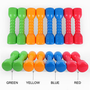 Children's Dumbbell Fitness Equipment Play Set For Kids