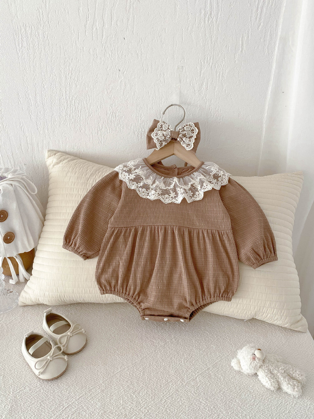 Infant Princess Long Sleeve Romper