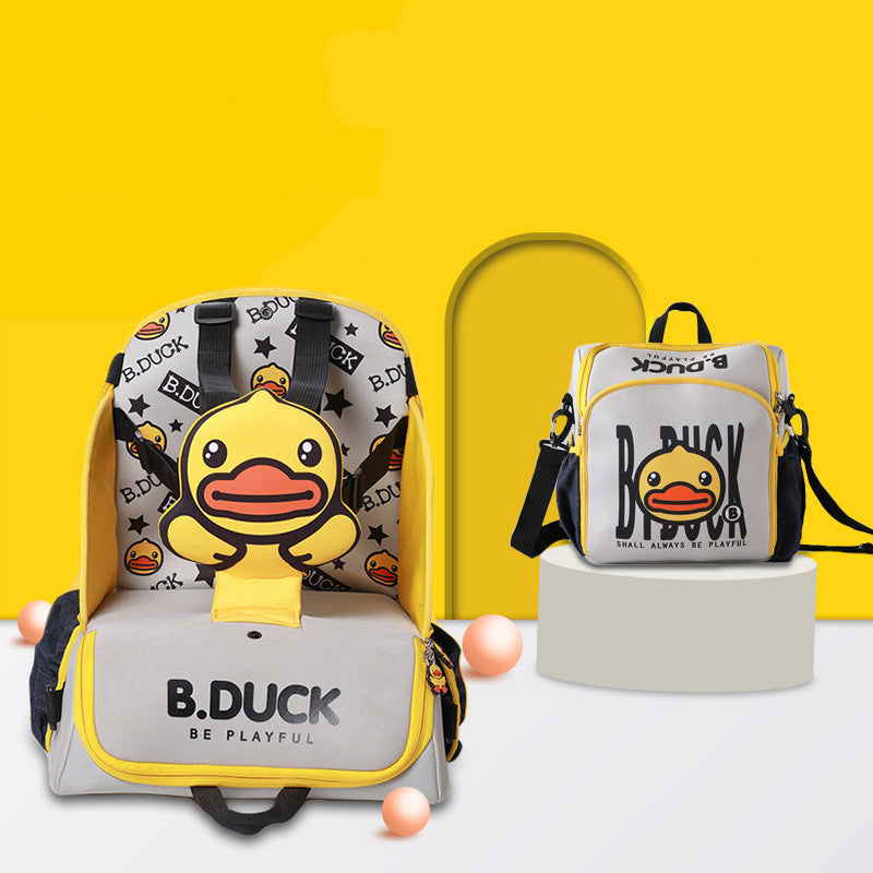 Multifunctional Baby Diaper Bag Portable Chair Backpack