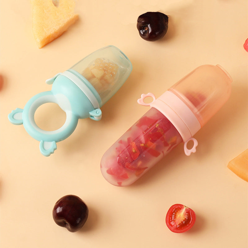 Baby Rice Cereal Feeding Spoon Portable Bottle