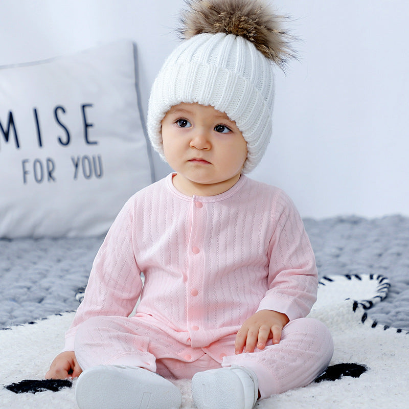 Baby Cotton Onesie Spring Autumn Pajamas