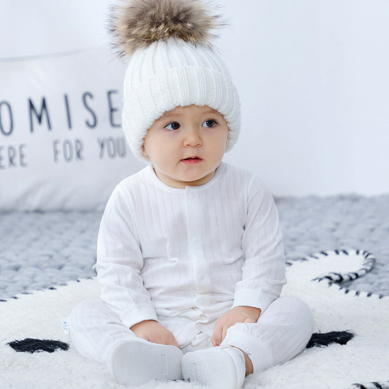 Baby Cotton Onesie Spring Autumn Pajamas