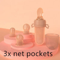 Baby Rice Cereal Feeding Spoon Portable Bottle