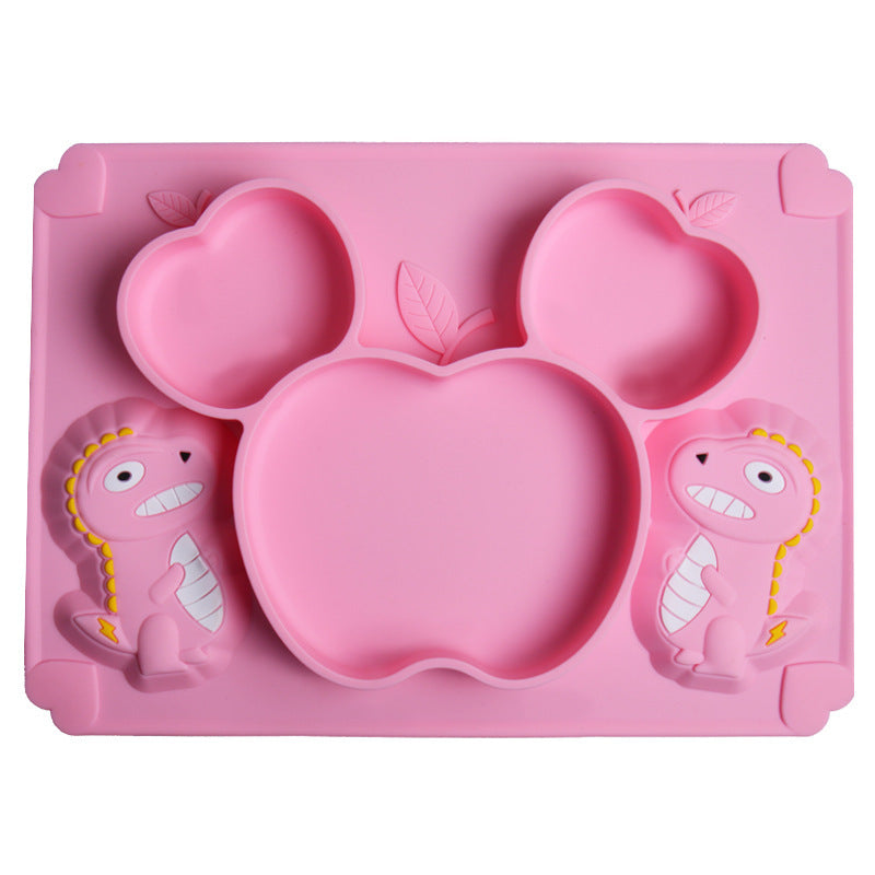 Baby Silicone Training Spoon Soft Head Cartoon Feeding Tableware