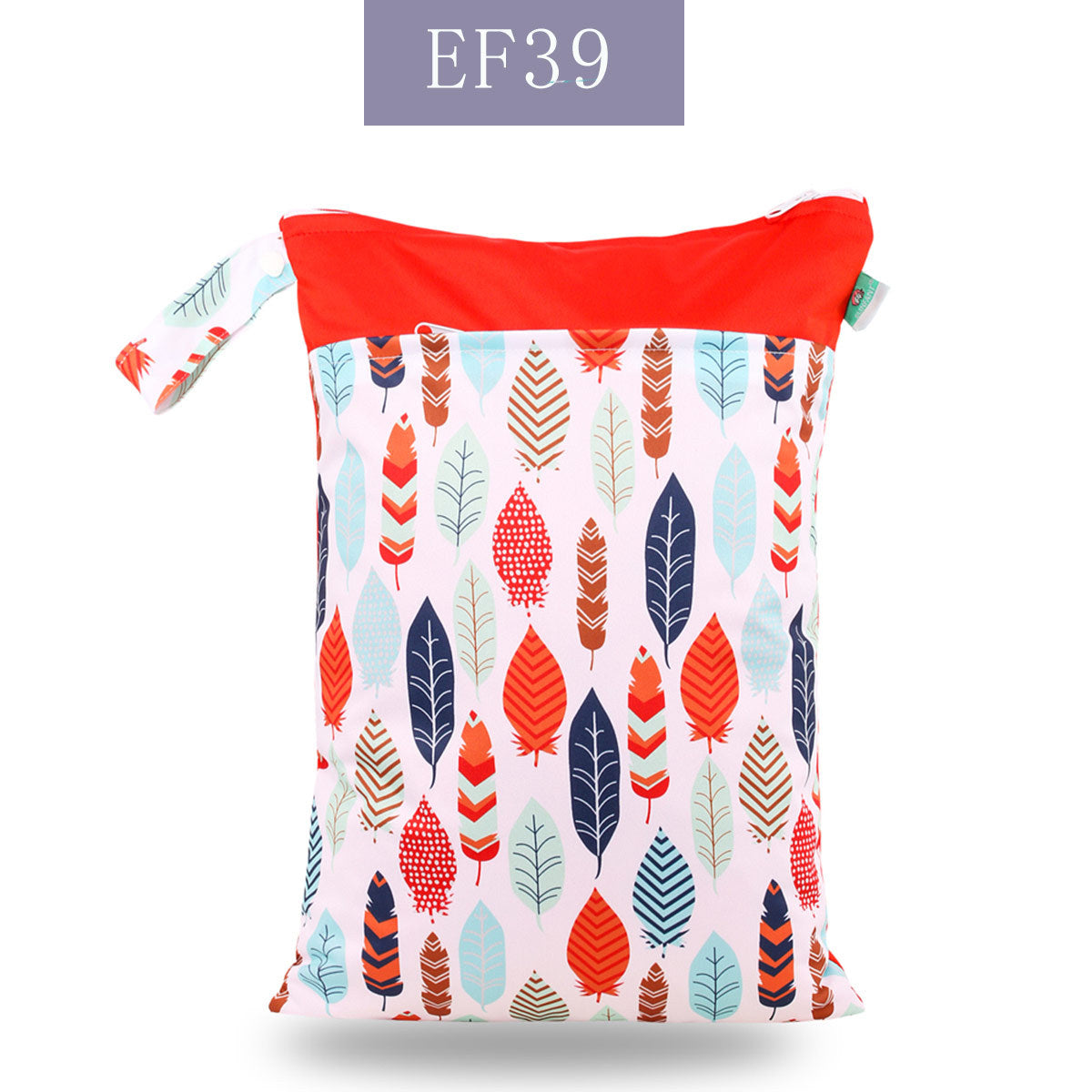 Double Zipper Cloth Baby Diaper Bag Storage Organizer