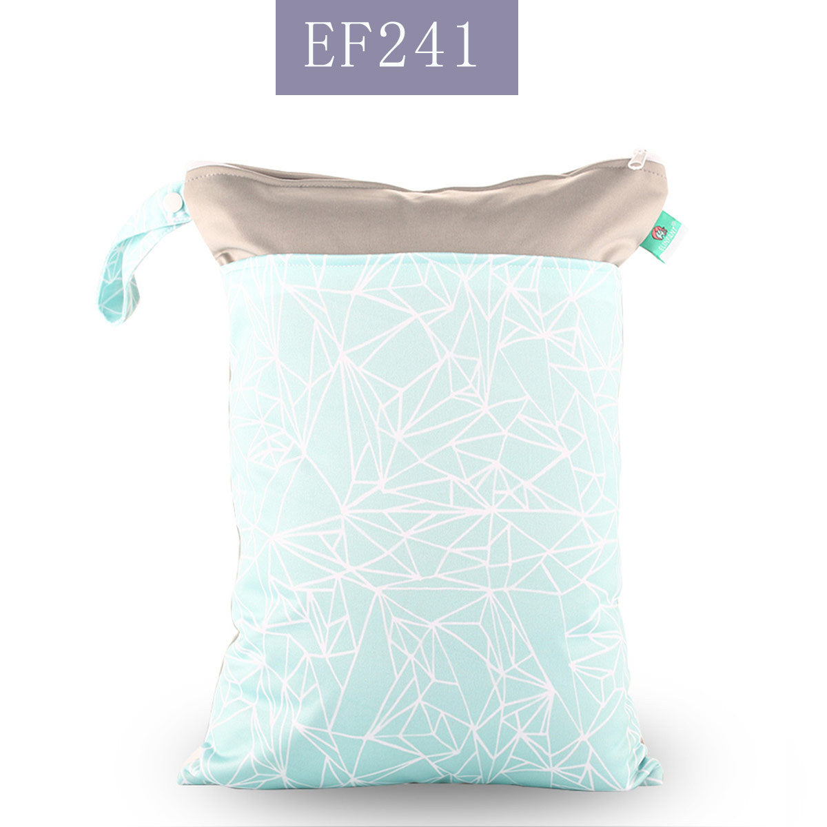 Double Zipper Cloth Baby Diaper Bag Storage Organizer