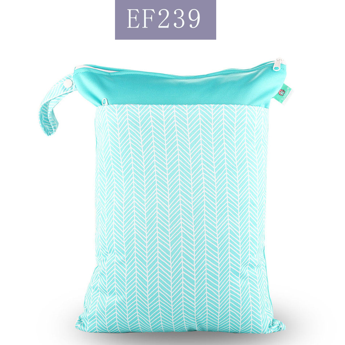 Double Zipper Cloth Baby Diaper Bag Storage Organizer