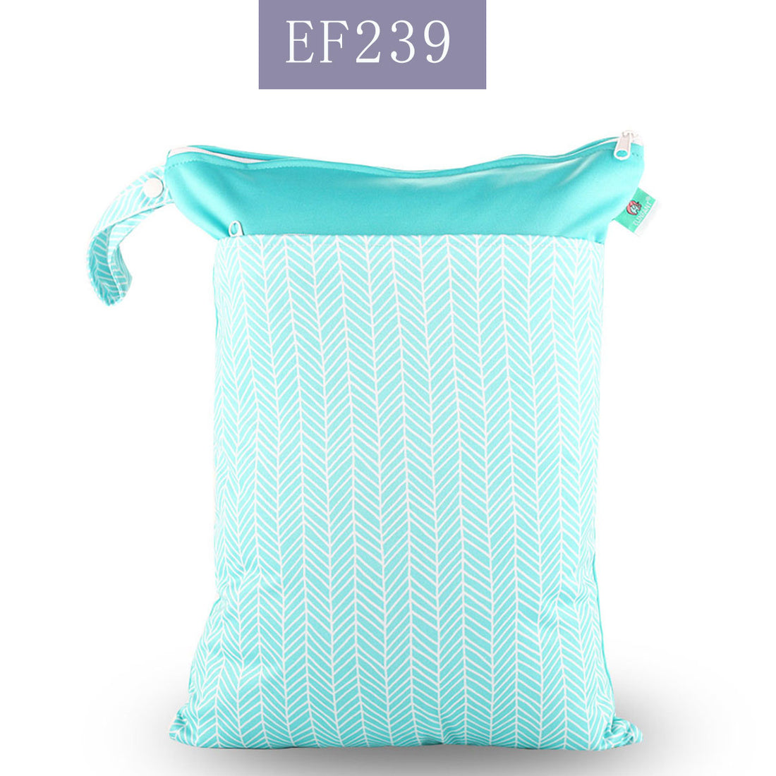 Double Zipper Cloth Baby Diaper Bag Storage Organizer