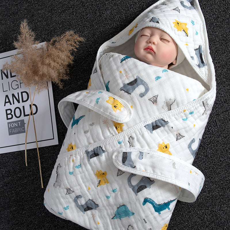 Cotton Baby Blanket Soft Swaddling Towel