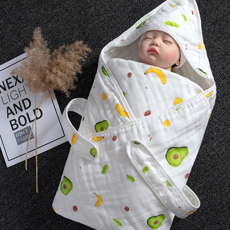 Cotton Baby Blanket Soft Swaddling Towel
