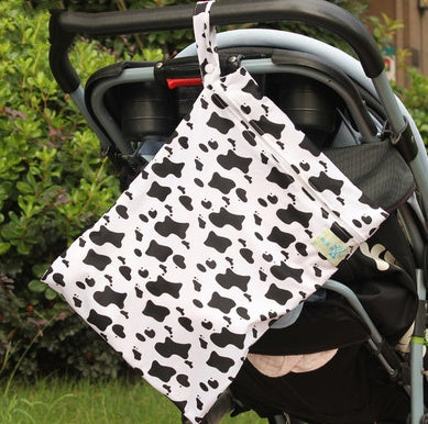 Single-Layer Waterproof Baby Diaper Bag With Zipper