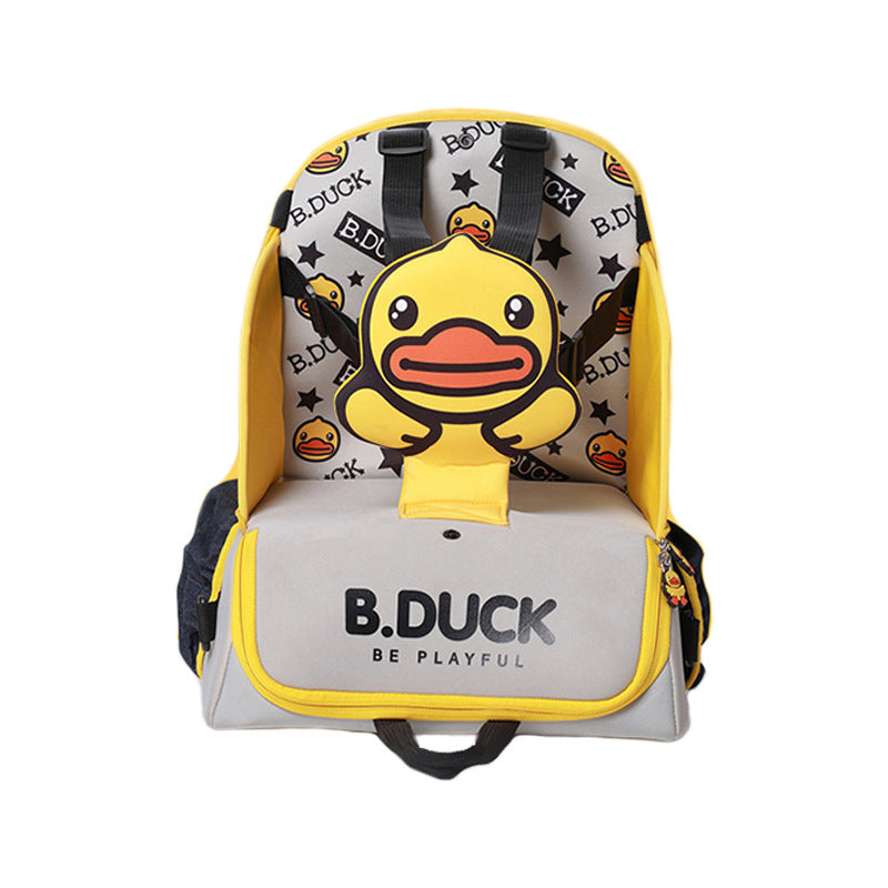 Multifunctional Baby Diaper Bag Portable Chair Backpack