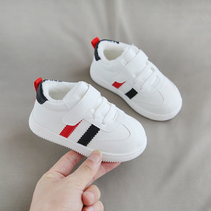 Baby White Velcro Shoes