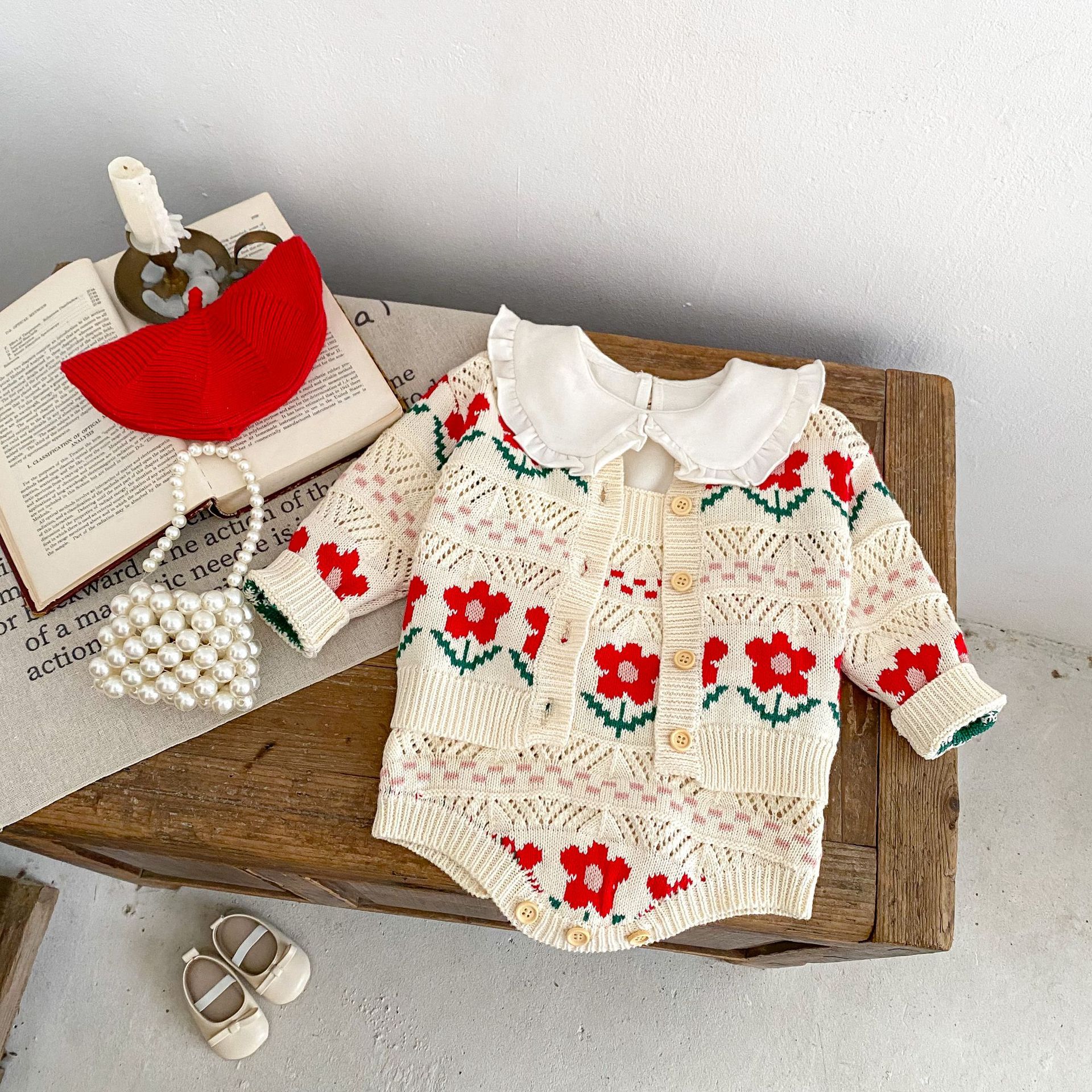 Autumn Baby Girl Sweater Cardigan