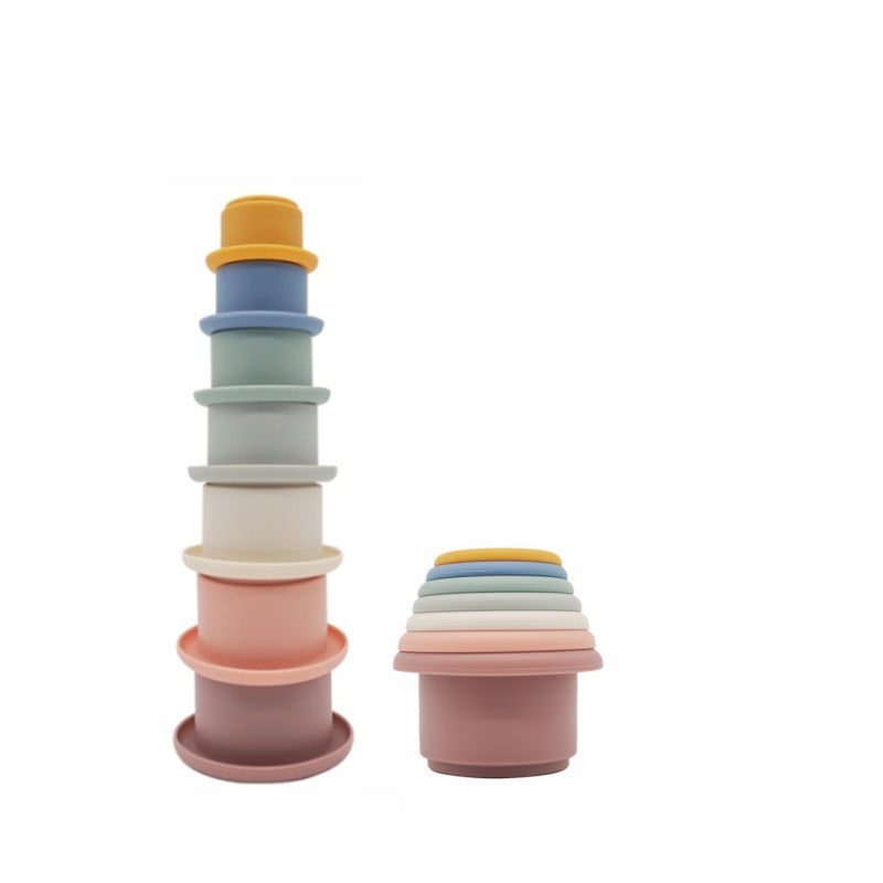 Baby Interactive Jenga Silicone Educational Toy