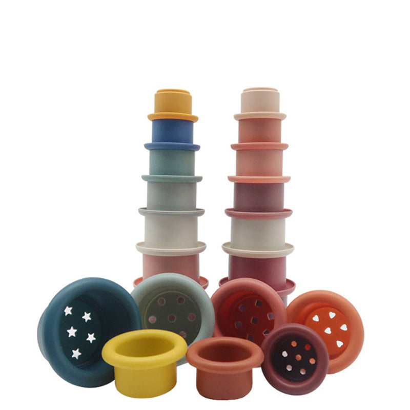Baby Interactive Jenga Silicone Educational Toy