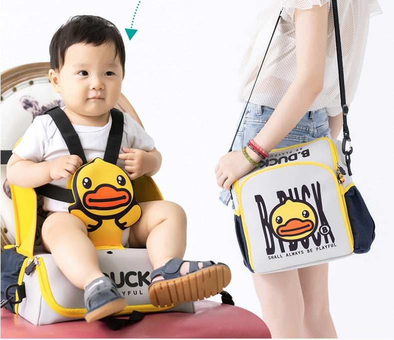Multifunctional Baby Diaper Bag Portable Chair Backpack