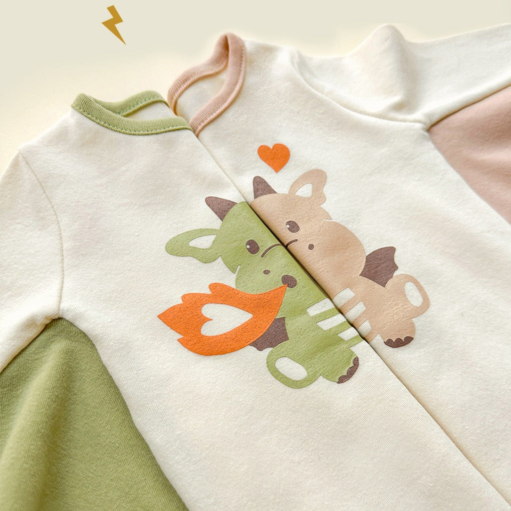 Baby Dragon Print Romper