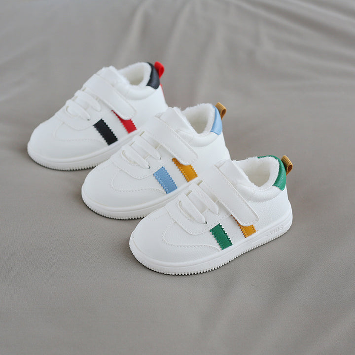Baby White Velcro Shoes