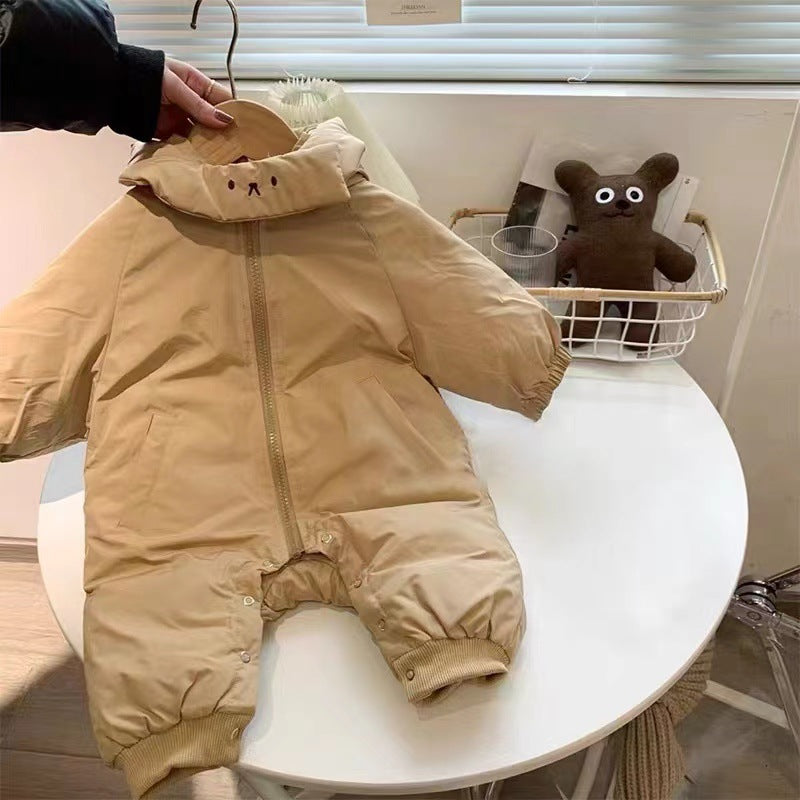 Baby Jumpsuit Thick Winter Clothes