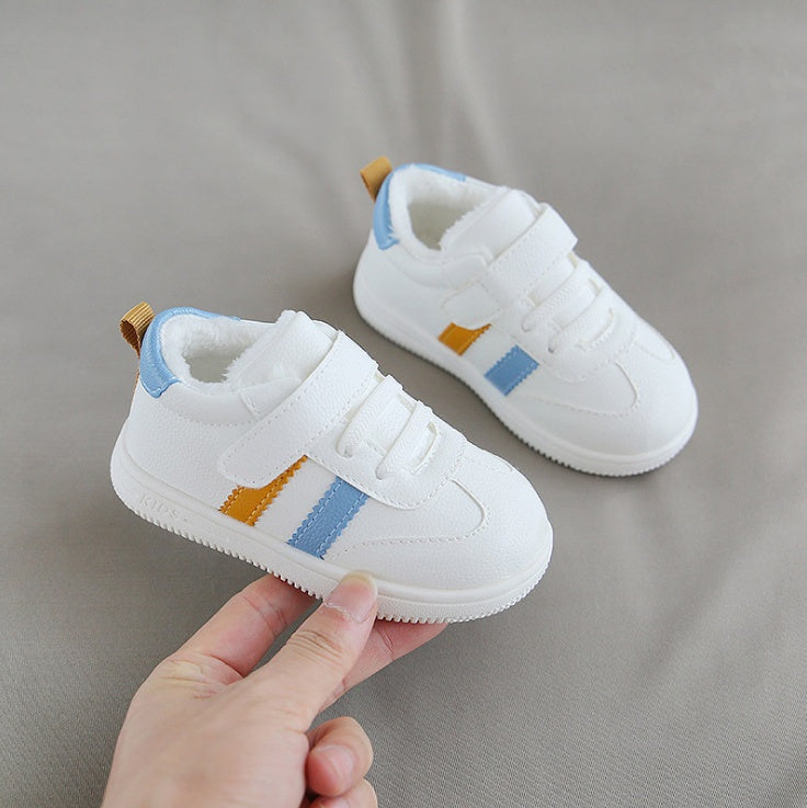 Baby White Velcro Shoes