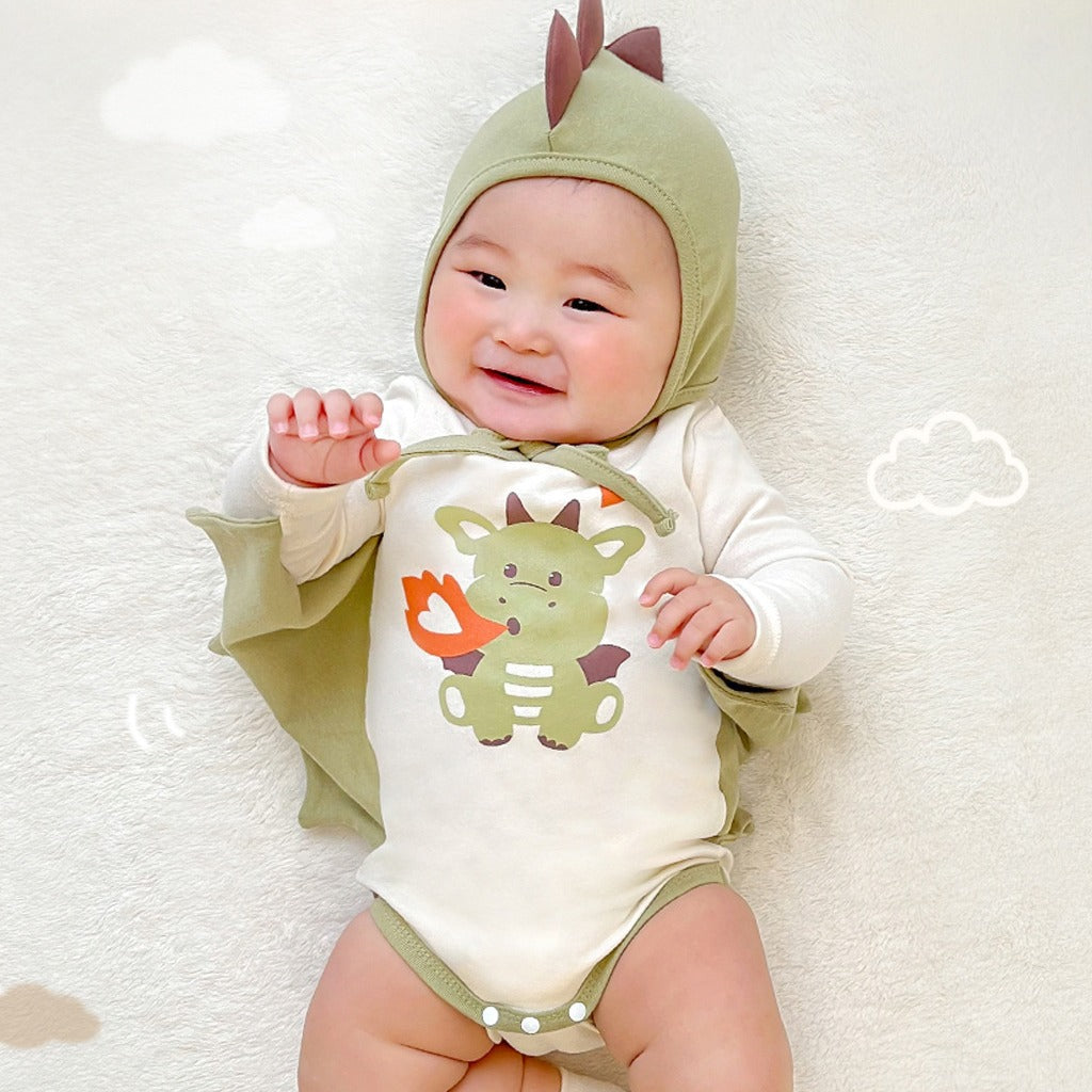 Baby Dragon Print Romper