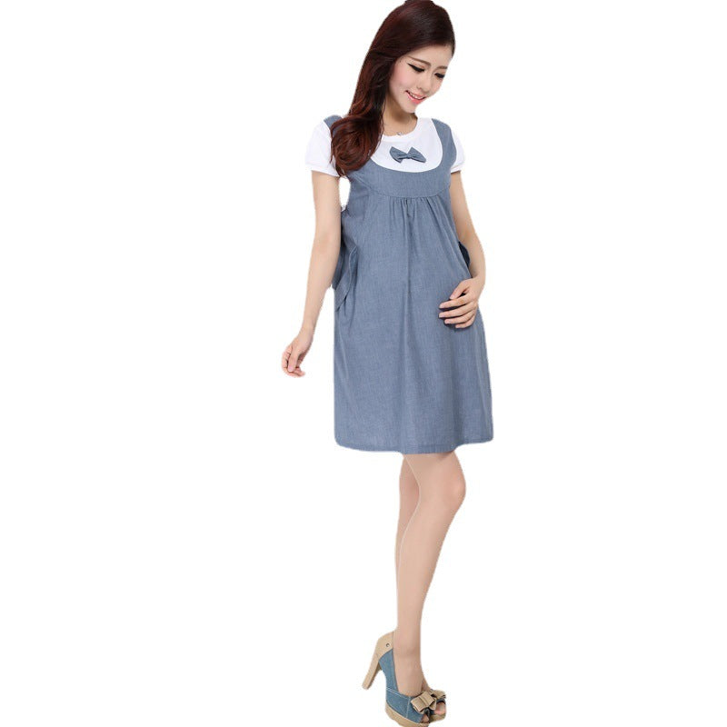 New Summer Maternity Dress Comfortable Pregnancy Skirt