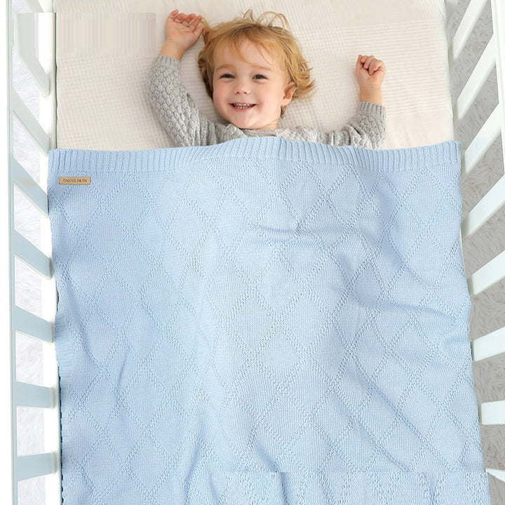 Baby Knitted Blanket Soft Comfortable Infant Blanket