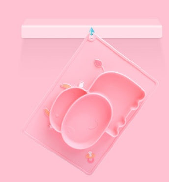 Baby Silicone Suction Bowl Cartoon Feeding Dish