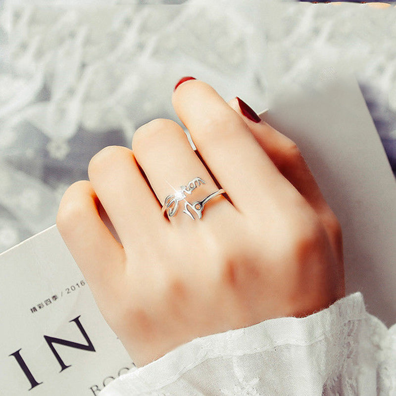 Women's Twelve Constellation Zodiac Ring