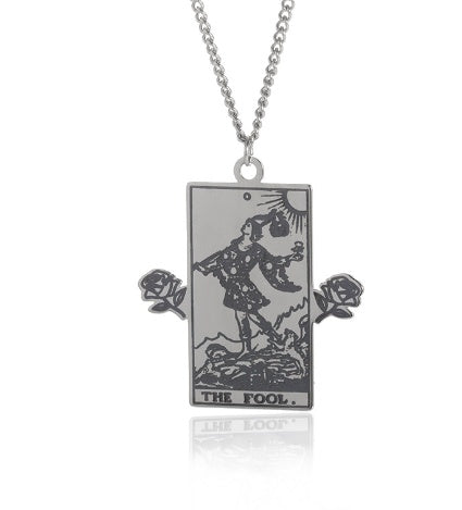 Retro Twelve Constellation Tarot Necklace