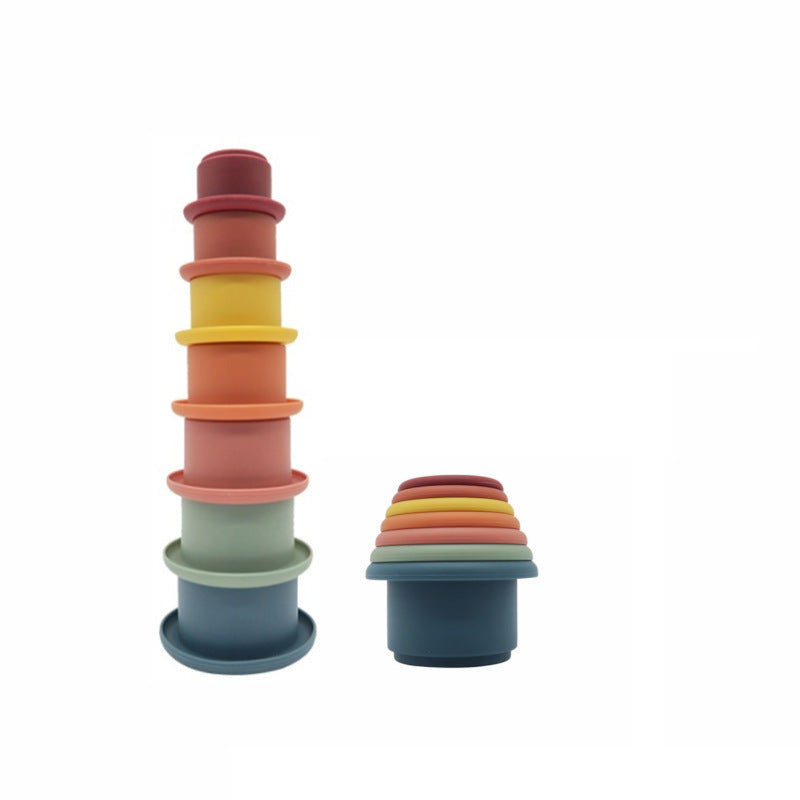 Baby Interactive Jenga Silicone Educational Toy
