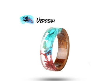 Resin Zodiac Ring