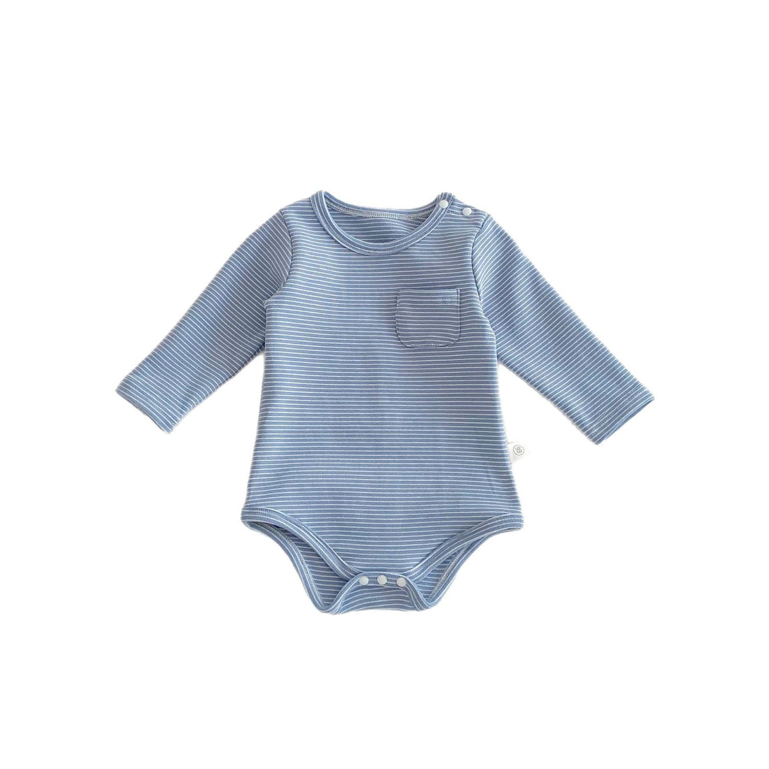 Baby Striped Triangle Long Sleeve Romper