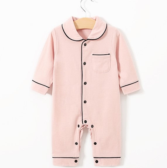 Baby Solid Color Onesie Pajamas