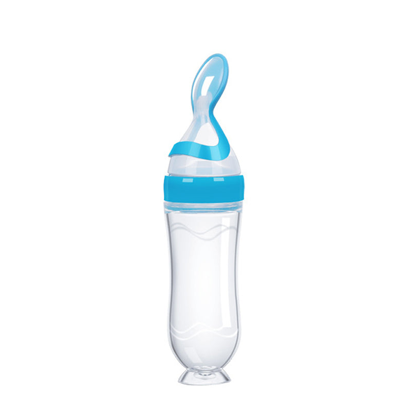 Baby Silicone Rice Paste Feeding Spoon