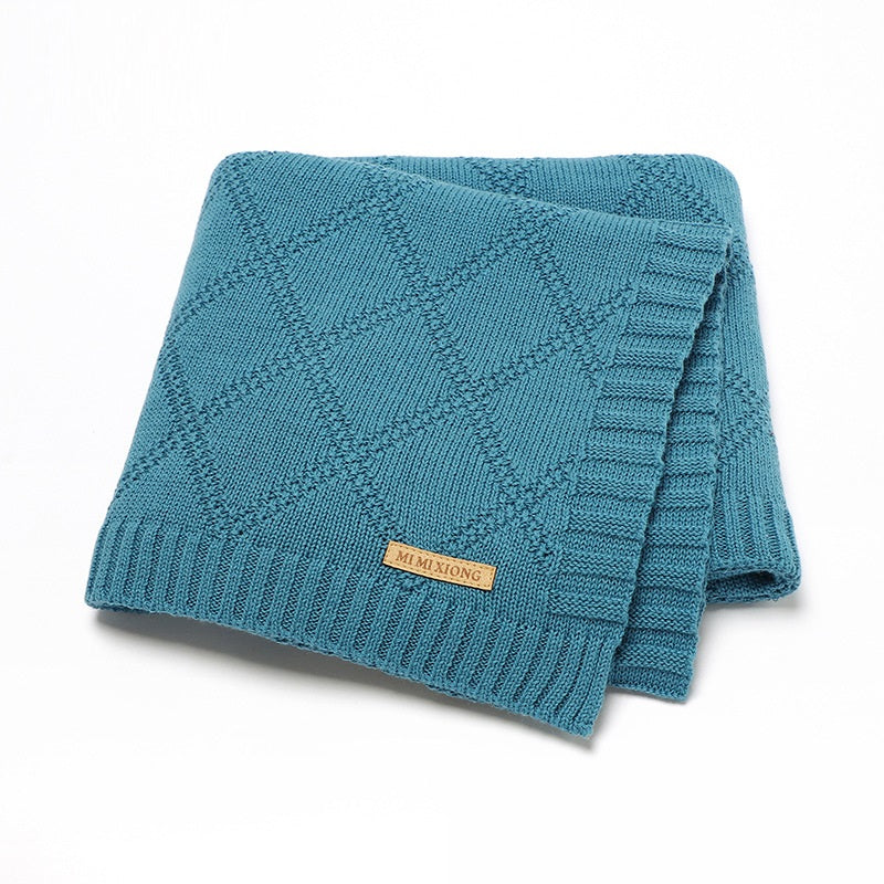 Baby Knitted Blanket Soft Comfortable Infant Blanket