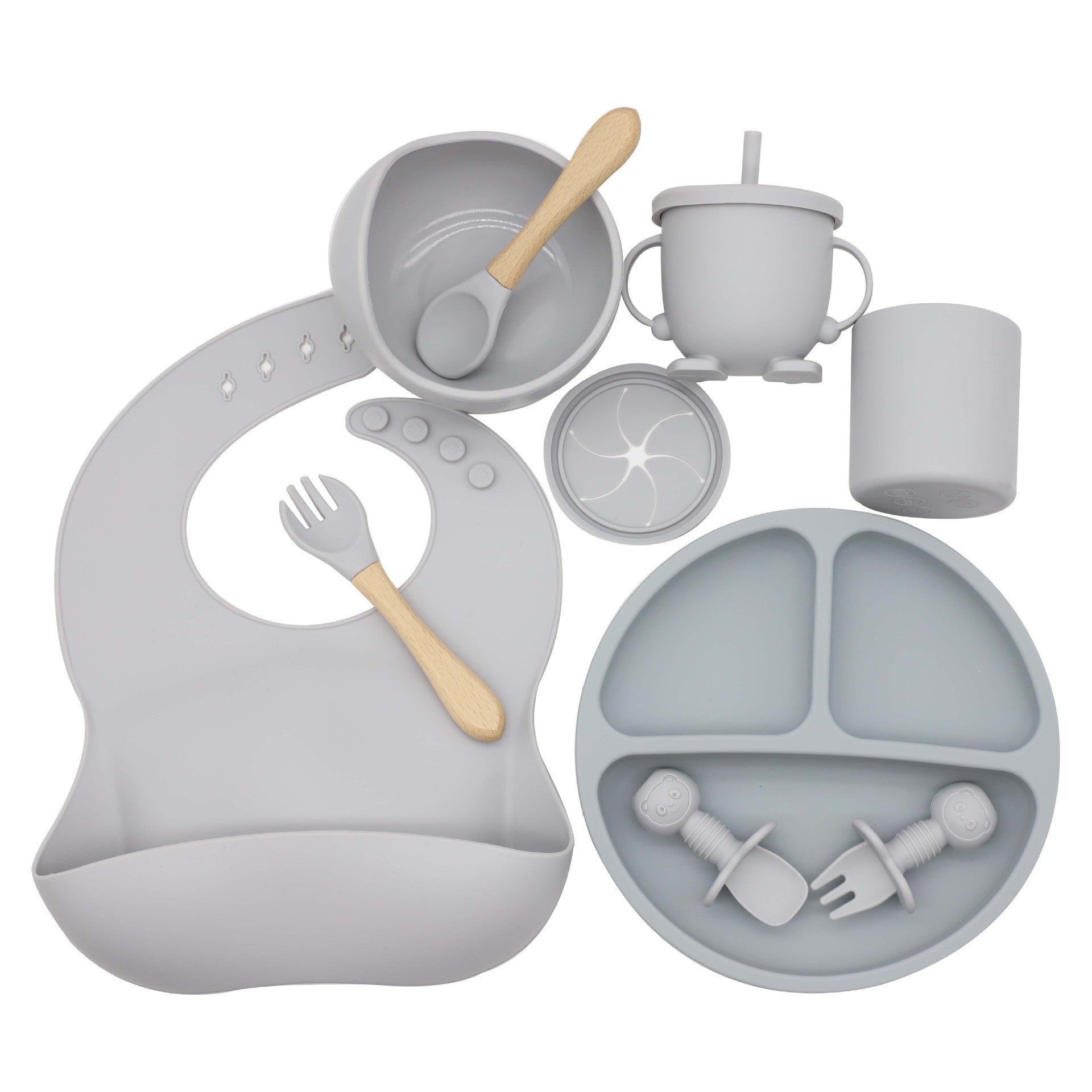 Baby Silicone Feeding Set For Complementary Food
