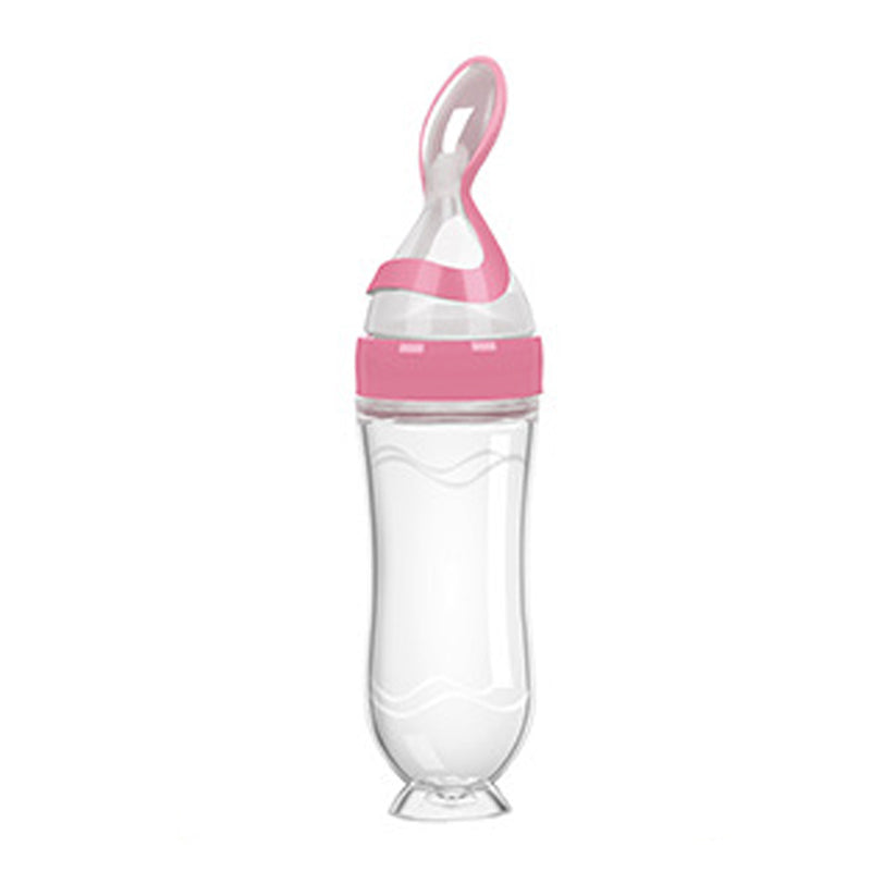Baby Silicone Rice Paste Feeding Spoon