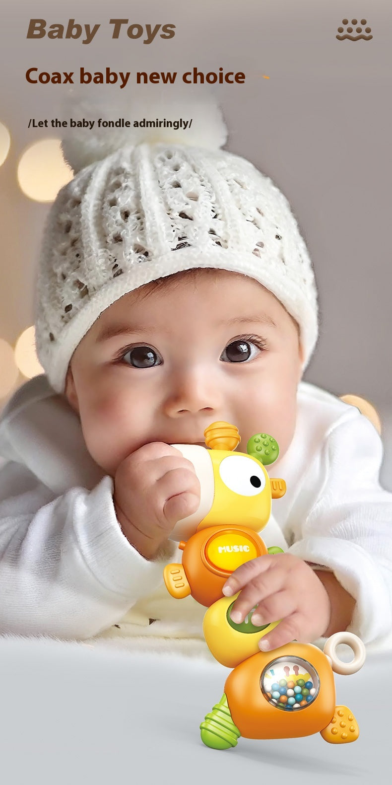 Early Childhood Toddler Comfort Can Teether Toy