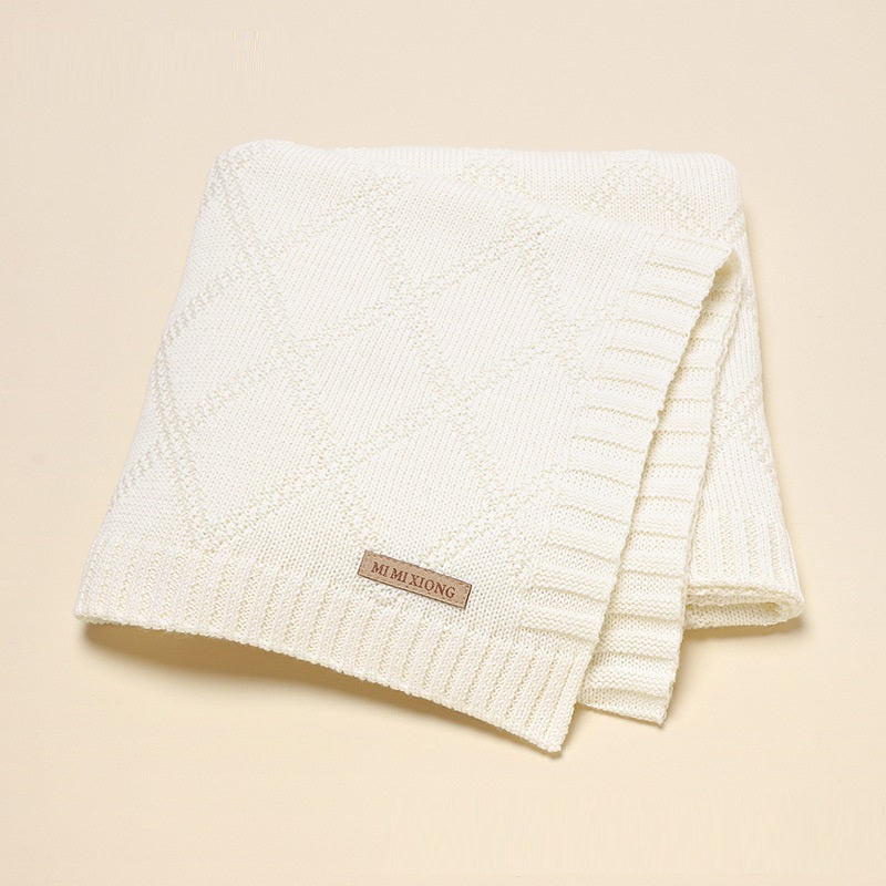 Baby Knitted Blanket Soft Comfortable Infant Blanket