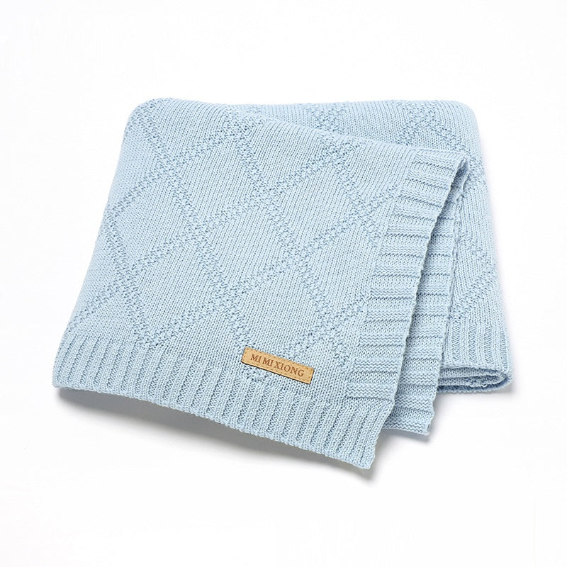 Baby Knitted Blanket Soft Comfortable Infant Blanket