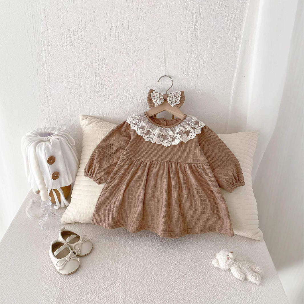 Infant Princess Long Sleeve Romper