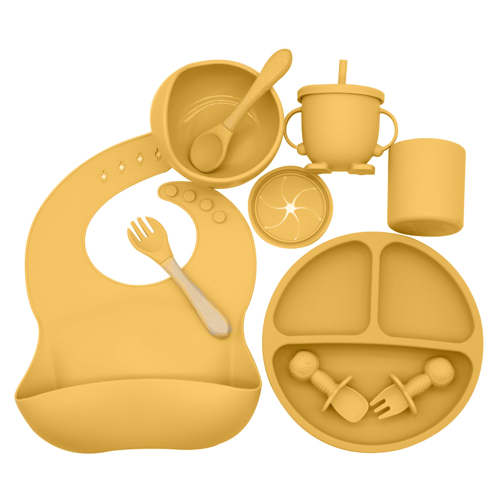 Baby Silicone Feeding Set For Complementary Food