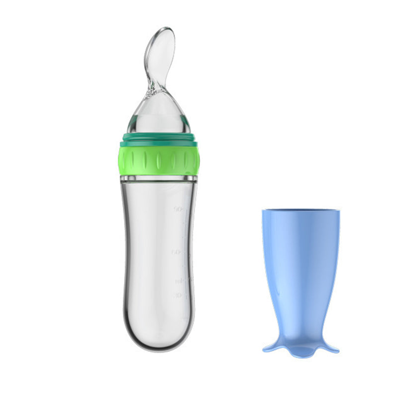 Baby Silicone Rice Paste Feeding Spoon