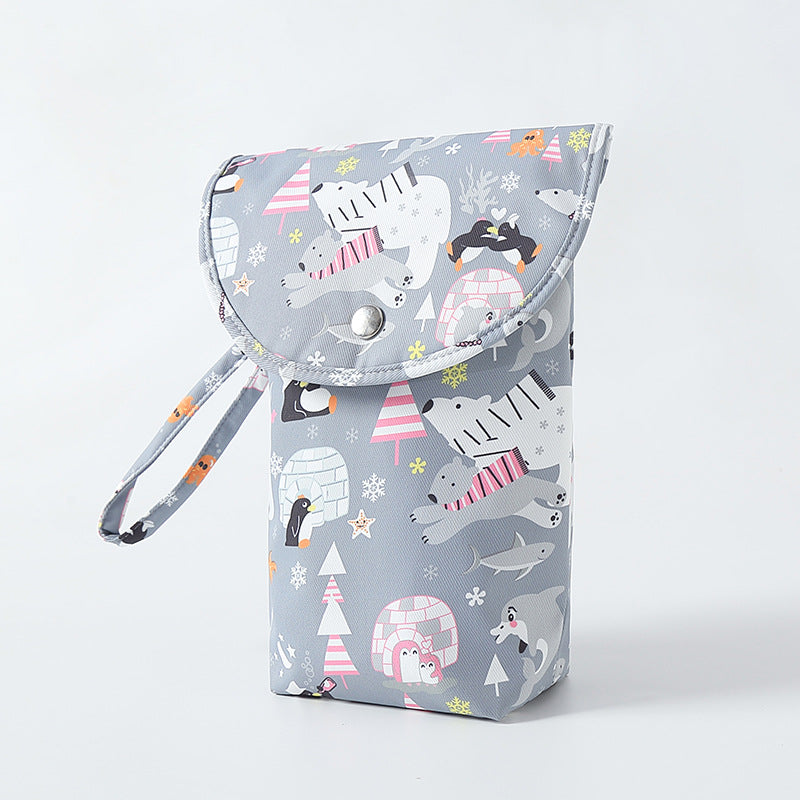 Waterproof Portable Baby Diaper Storage Bag