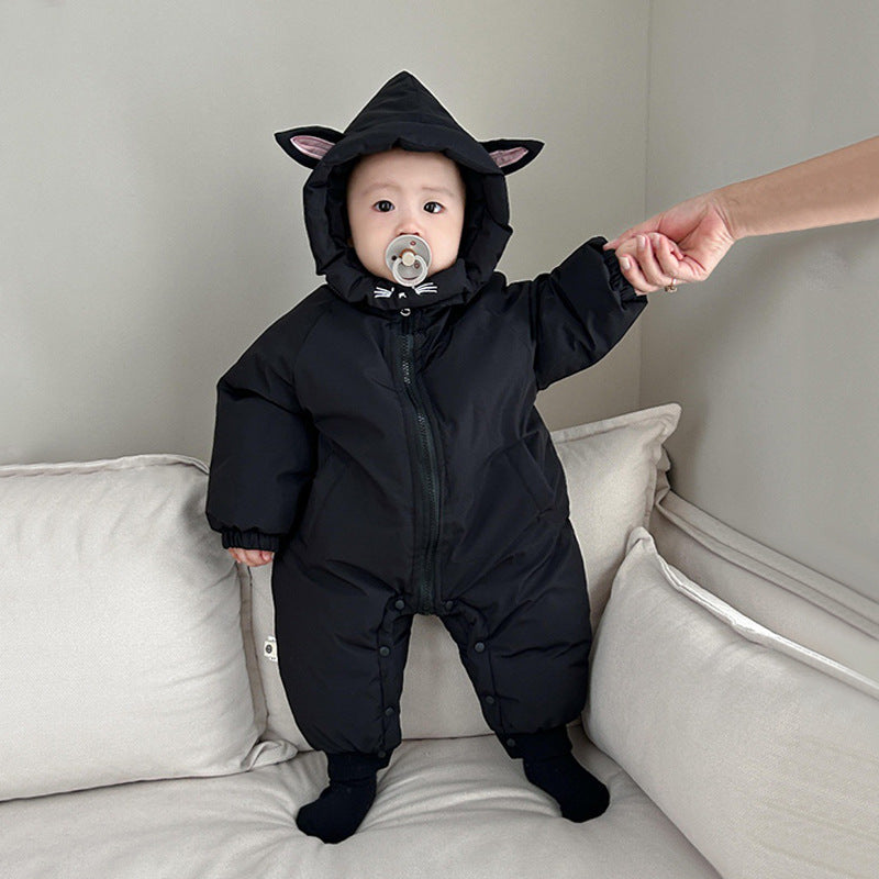 Baby Jumpsuit Thick Winter Clothes