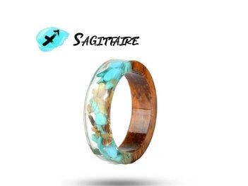 Resin Zodiac Ring