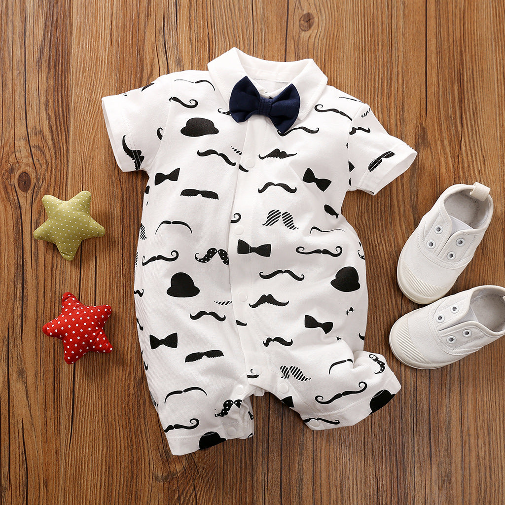 Baby Long Sleeve Gentleman Romper