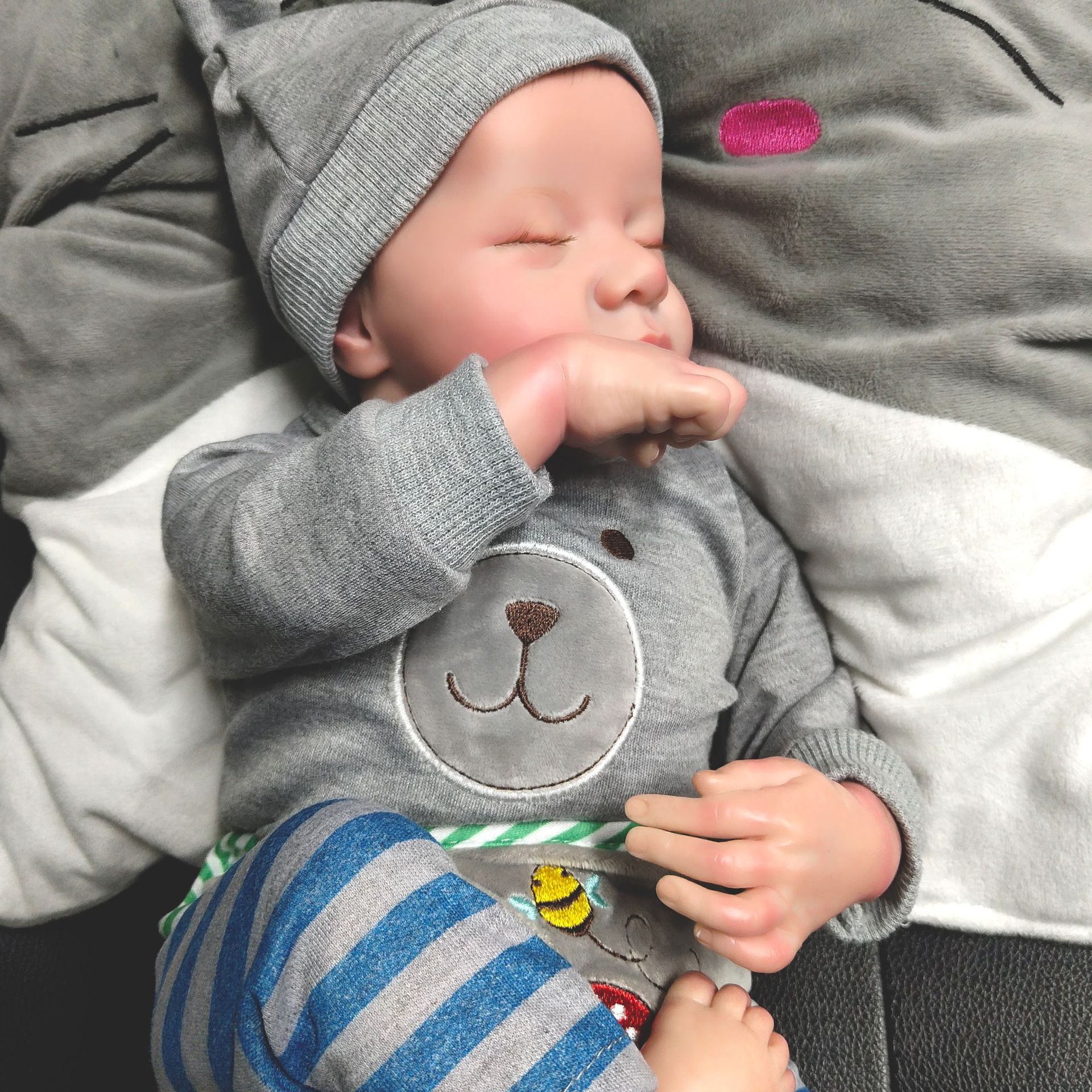 18-inch Reborn Doll Cloth Body Simulated Baby Toys